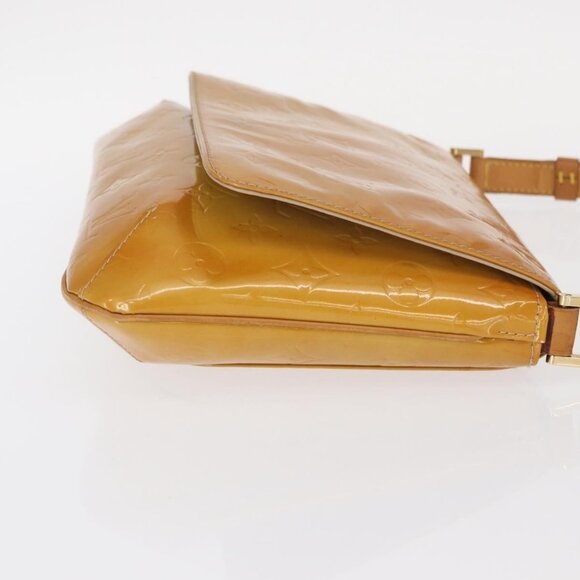 Authentic LOUIS VUITTON Monogram Vernis Thompson Street Bag Beige M91301 LV - Picture 10 of 16